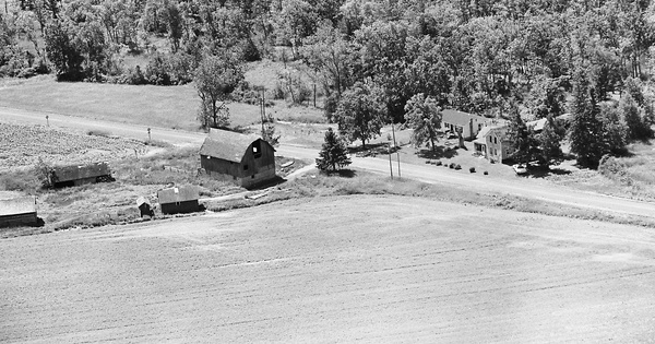Vintage Aerial photo from 1980 in Juneau County, WI