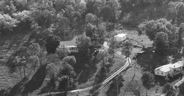 Vintage Aerial photo from 1992 in Trousdale County, TN