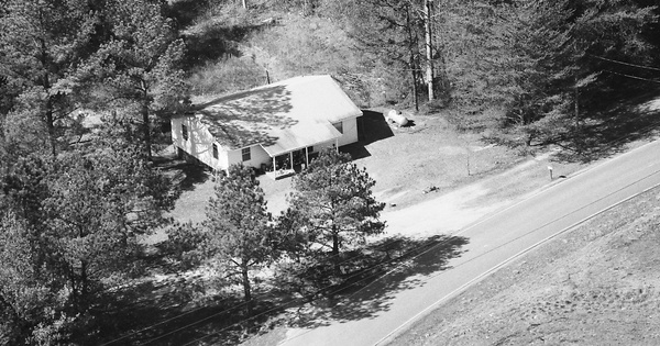 Vintage Aerial photo from 1988 in Forsyth County, GA