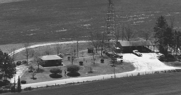 Vintage Aerial photo from 1983 in Jefferson County, GA