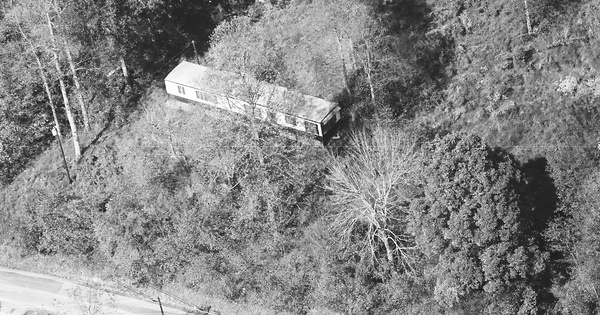 Vintage Aerial photo from 1987 in Logan County, WV