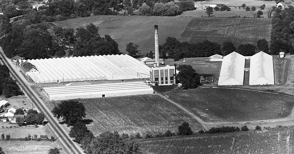 Vintage Aerial photo from 1963 in Licking County, OH