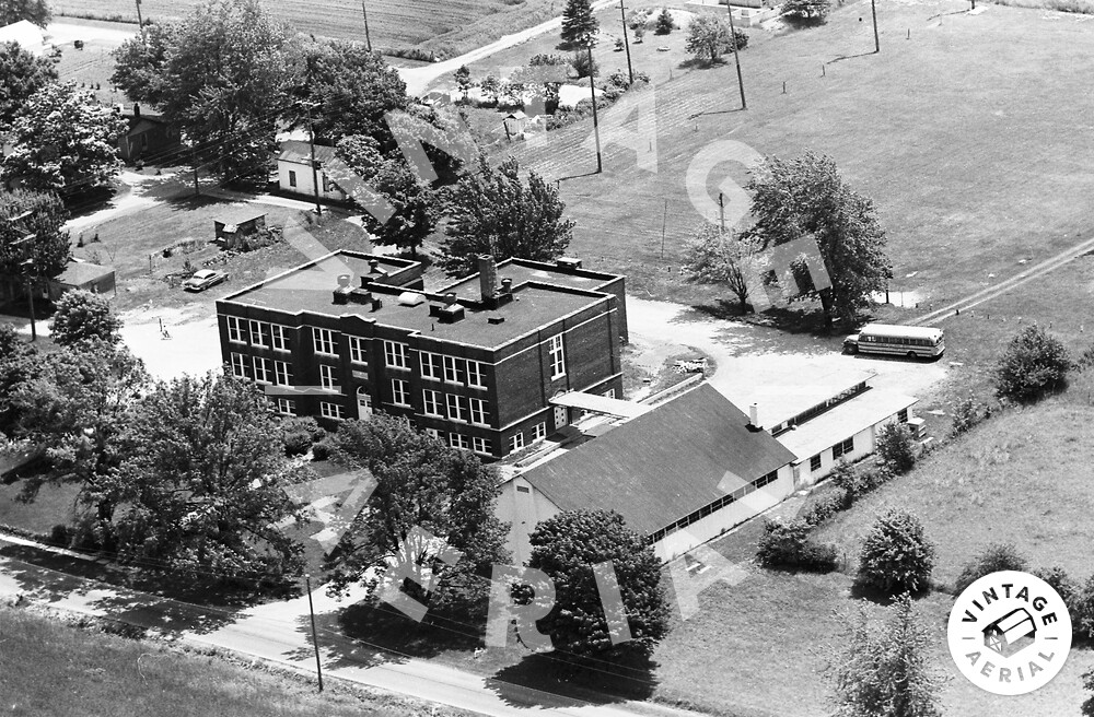 Vintage Aerial Ohio Licking County 1963 75DLI33