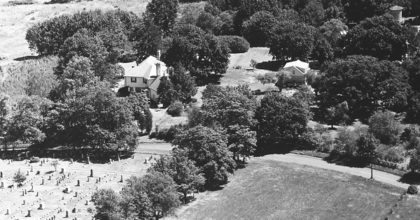 Vintage Aerial photo from 1965 in Hunterdon County, NJ