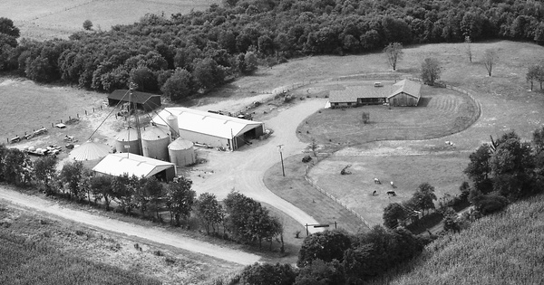 Vintage Aerial photo from 1984 in Hunterdon County, NJ