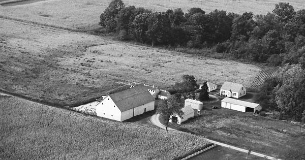 Vintage Aerial photo from 1981 in Mercer County, OH