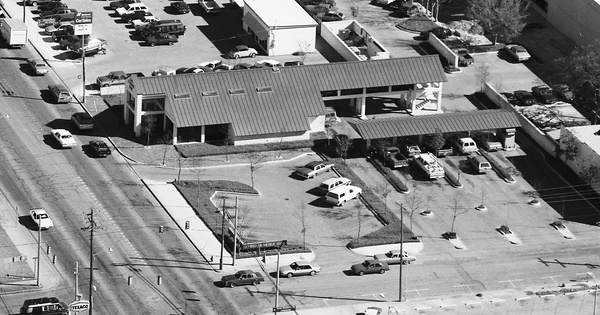 Vintage Aerial photo from 1988 in Kerr County, TX