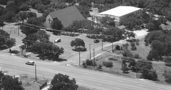 Vintage Aerial photo from 1990 in Williamson County, TX