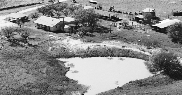 Vintage Aerial photo from 1984 in Erath County, TX