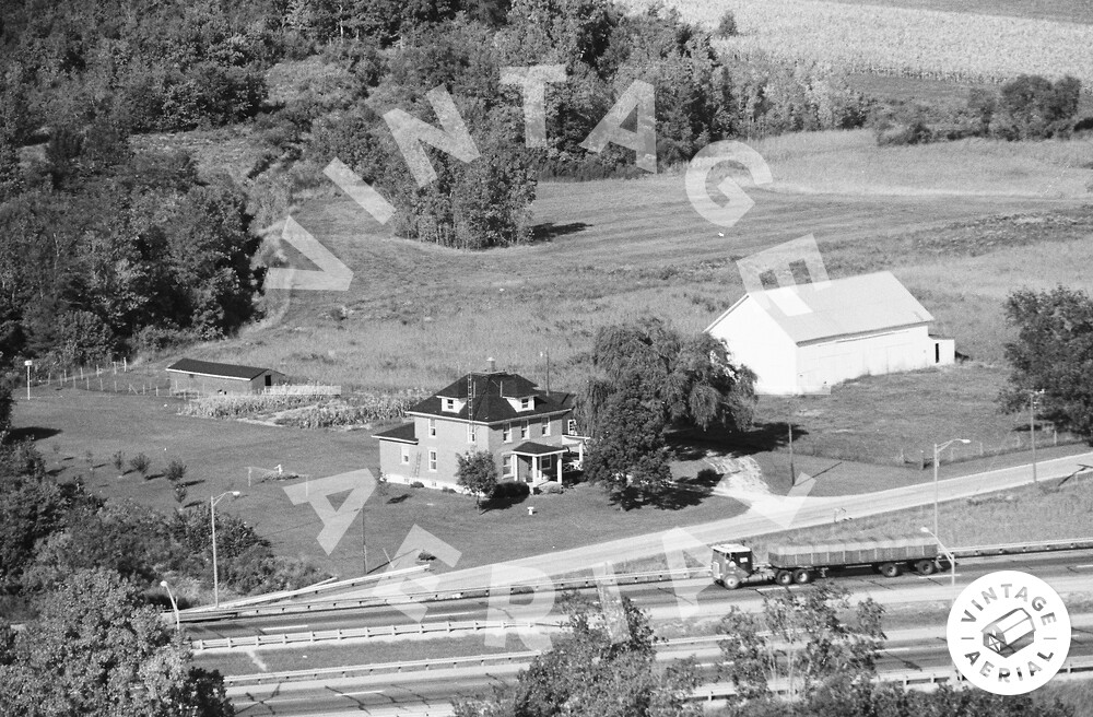 Vintage Aerial Ohio Sandusky County 1980 99RSA22