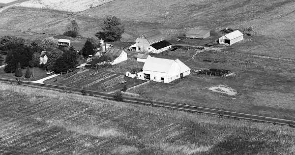 Vintage Aerial photo from 1973 in Marion County, OH