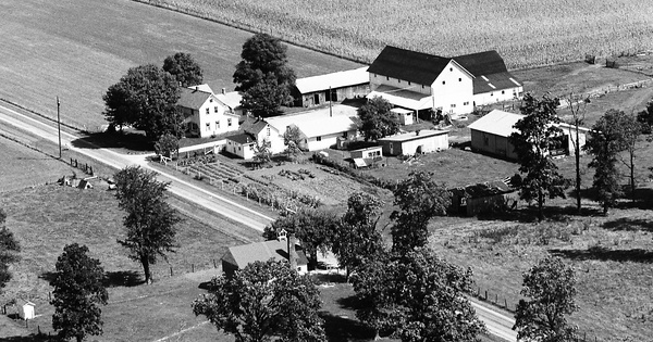 Vintage Aerial photo from 1974 in Madison County, OH