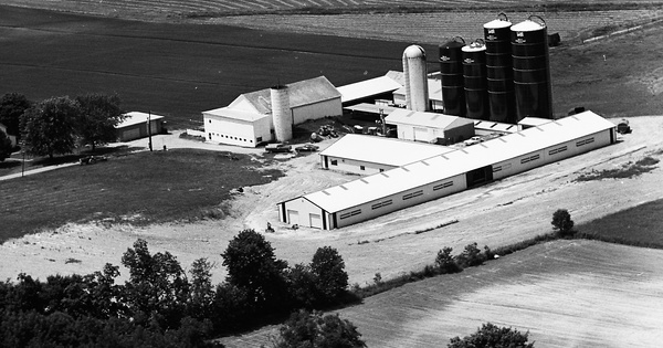 Vintage Aerial photo from 1975 in Wayne County, OH