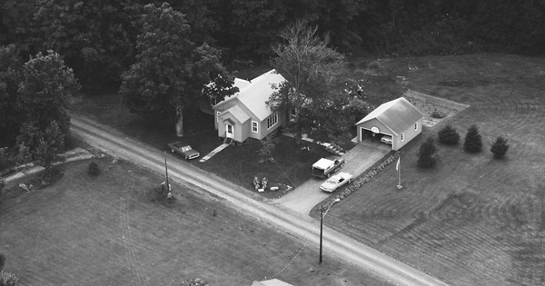 Vintage Aerial photo from 1986 in Rensselaer County, NY