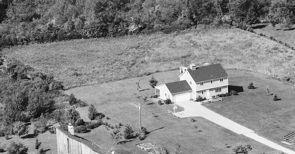 Vintage Aerial photo from 1984 in Ontario County, NY