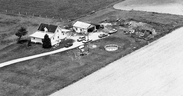 Vintage Aerial photo from 1992 in Union County, OH