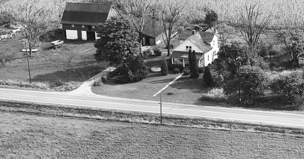 Vintage Aerial photo from 1965 in Fayette County, OH