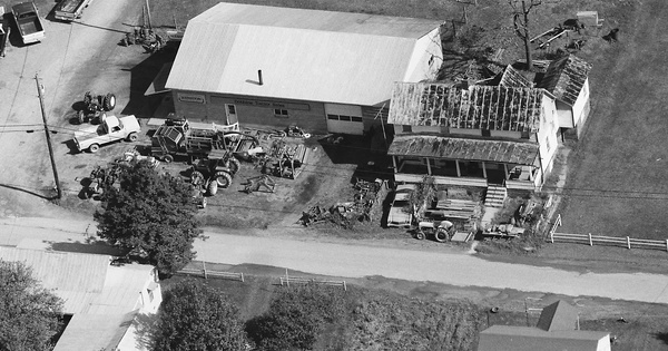 Vintage Aerial photo from 1986 in Gilmer County, WV