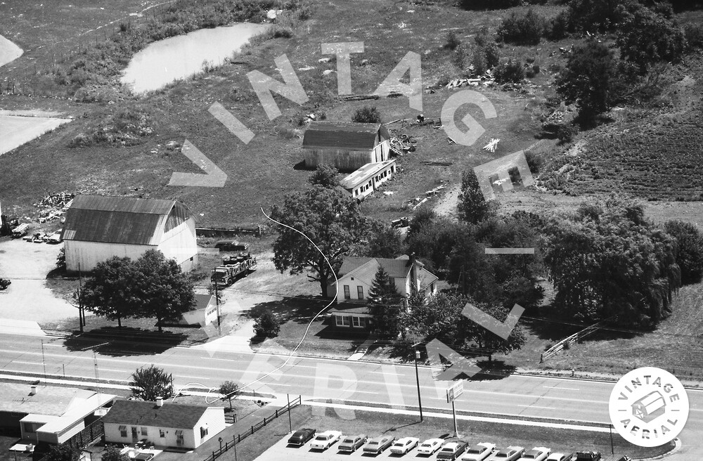 Vintage Aerial Ohio Darke County 1977 45FDA8