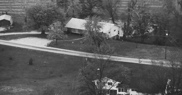 Vintage Aerial photo from 1985 in Defiance County, OH