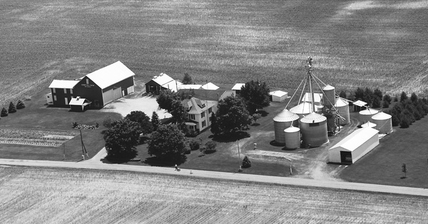 Vintage Aerial photo from 1991 in Allen County, OH