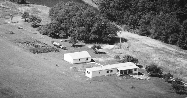 Vintage Aerial photo from 1976 in Jefferson County, PA