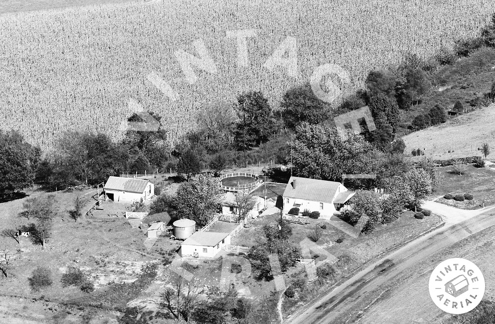 Vintage Aerial Missouri Ste. Genevieve County 1976 14FSTG30