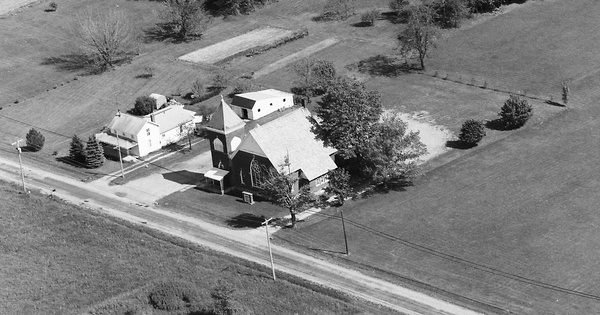 Vintage Aerial photo from 1984 in Crawford County, PA