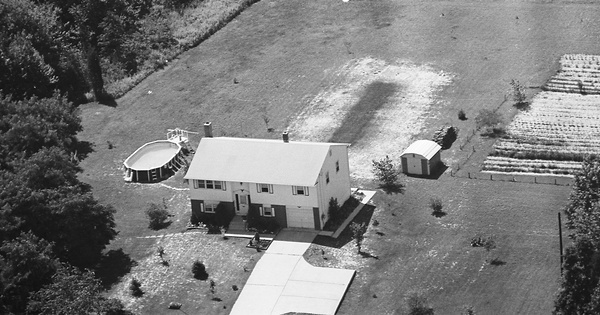 Vintage Aerial photo from -1986 in Burlington County, NJ