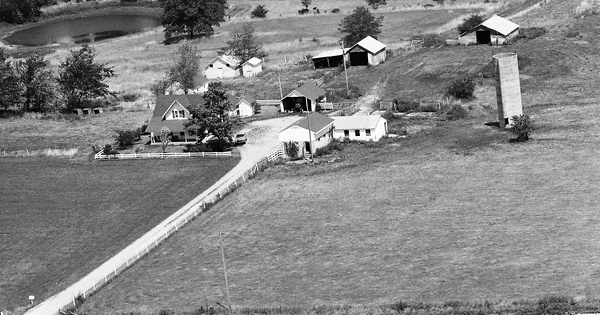 Vintage Aerial photo from 1986 in Dallas County, MO