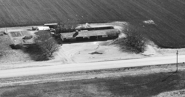 Vintage Aerial photo from 1988 in Lubbock County, TX