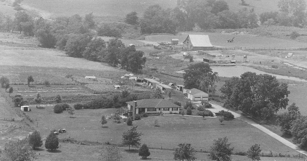 Vintage Aerial photo from 1980 in Buchanan County, MO