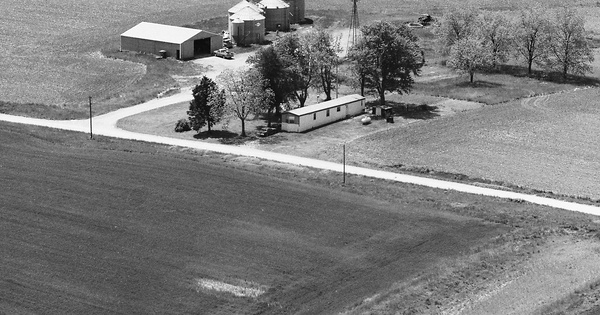 Vintage Aerial photo from 1987 in Callaway County, MO