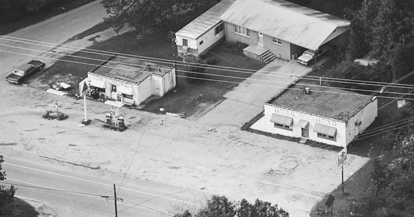 Vintage Aerial photo from 1986 in Decatur County, TN