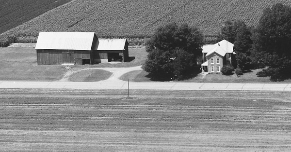 Vintage Aerial photo from 1986 in Allen County, OH