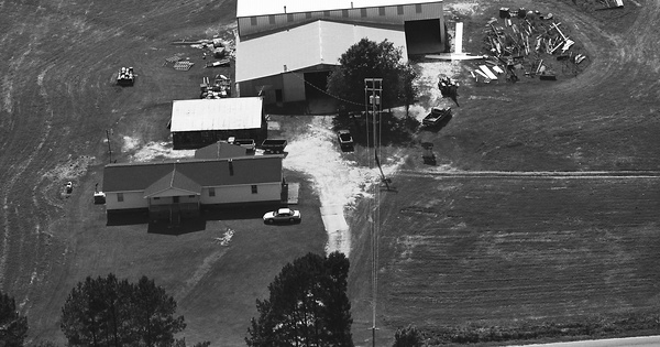 Vintage Aerial photo from 2002 in Lexington County, SC