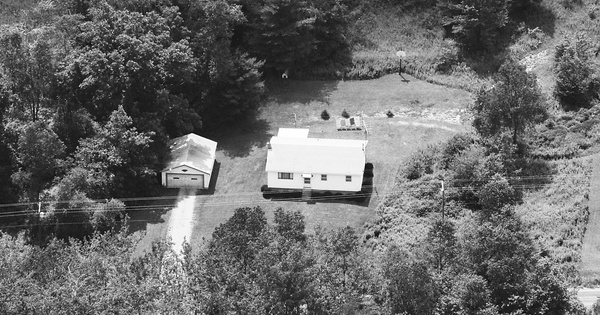 Vintage Aerial photo from 1989 in Warren County, PA