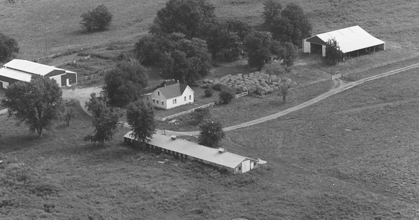 Vintage Aerial photo from 1981 in Benton County, MO