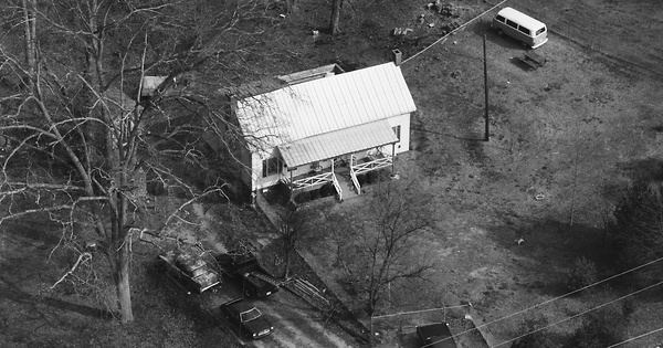 Vintage Aerial photo from 1985 in Clarke County, GA