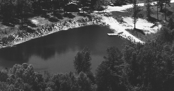 Vintage Aerial photo from 1983 in Burke County, GA