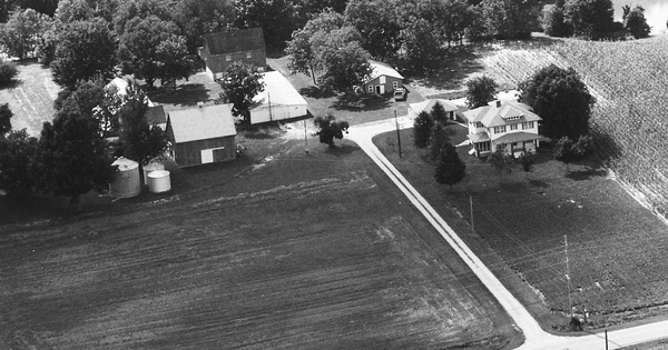 Vintage Aerial photo from 1990 in St. Clair County, IL