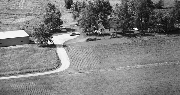 Vintage Aerial photo from 1976 in Shelby County, IL