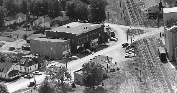 Vintage Aerial photo from 1964 in Clinton County, IN