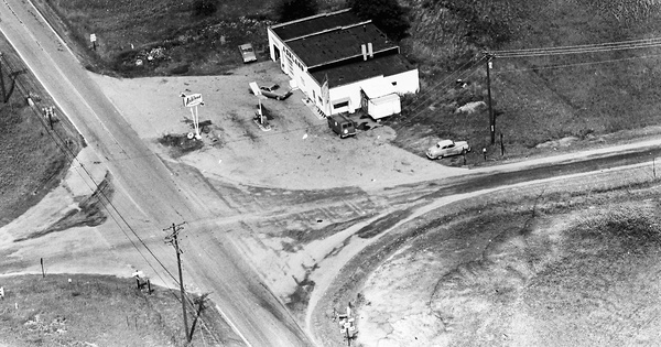 Vintage Aerial photo from 1967 in Lawrence County, PA