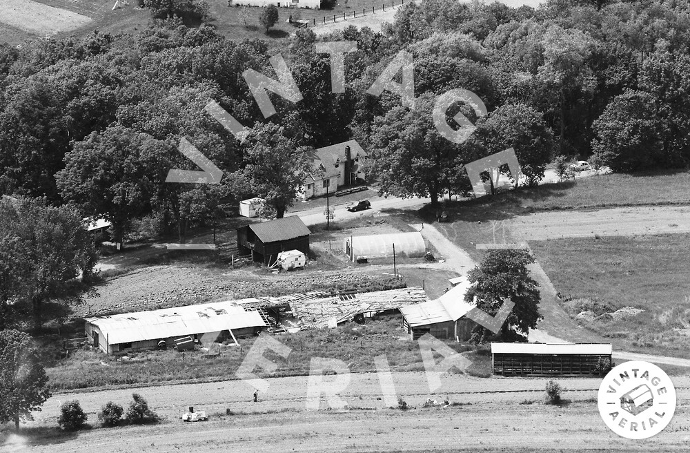 Vintage Aerial Pennsylvania Butler County 1988 62NBT4