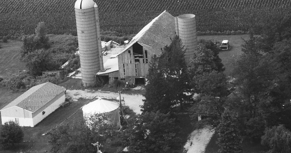 Vintage Aerial photo from 1989 in Kane County, IL