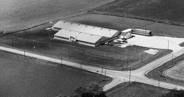 Vintage Aerial photo from 1968 in Henry County, IL