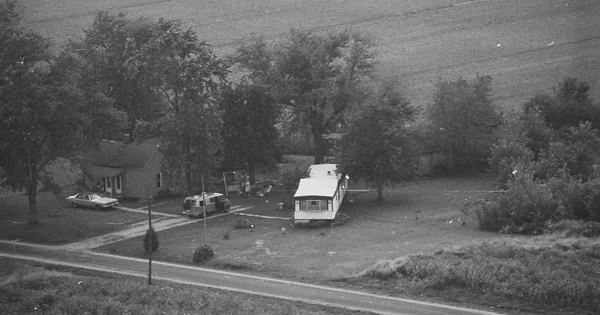 Vintage Aerial photo from 1978 in Jasper County, IL