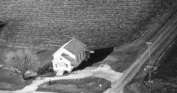 Vintage Aerial photo from 1988 in Henry County, IL