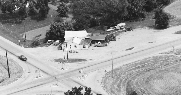 Vintage Aerial photo from 1983 in Marion County, IL